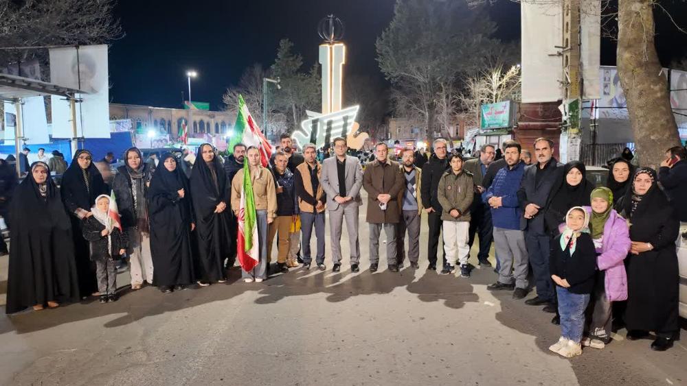 حضور دانشگاهیان دانشگاه مراغه در سی‌و‌دومین حماسه شب‌های مقاومت