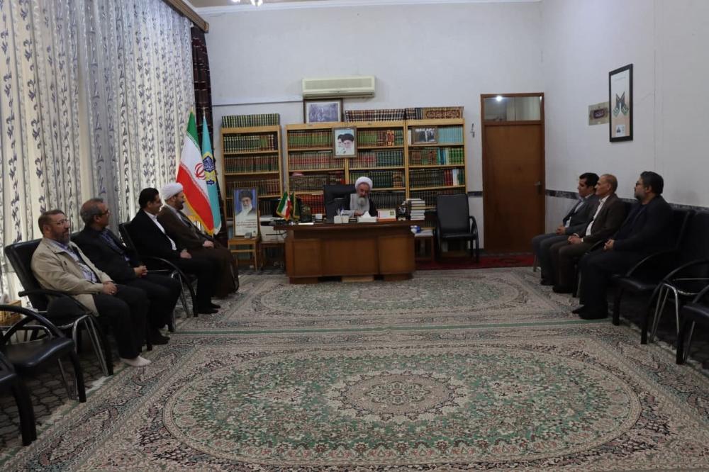 دیدار سرپرست دانشگاه مراغه با نماینده مجلس خبرگان رهبری و امام جمعه شهرستان