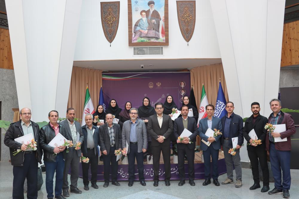 تقدیر از تلاش‌های مدیران و همکاران امور اداری دانشگاه مراغه