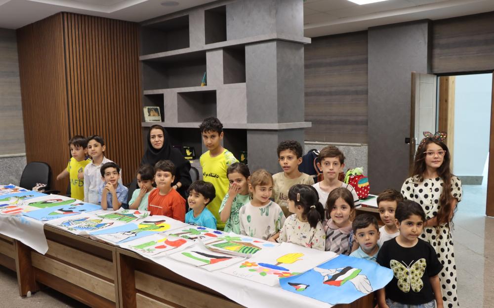 برگزاری کارگاه آموزشی نقاشی با محوریت اربعین حسینی، غزه و مقاومت در دانشگاه مراغه
